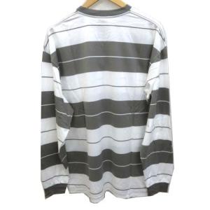COOTIE 21SS Supima Cotton Border 長袖Tシャツ L ホワイト