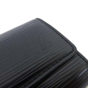 LOUIS VUITTON 18年製 エピ ミュルティクレ6 キーケース ブラック M63812