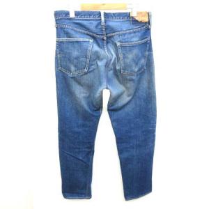Levi's 60S 501 BIGE 前期 Vステッチ デニム パンツ テーパードリペア コットン 33