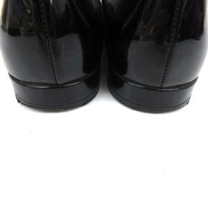 Salvatore Ferragamo MARLIA パテント パンプス ヴァラ レザー 7.5D 25cm 黒 ブラック