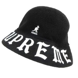 Supreme x Kangol 20SS Bermuda Casual Hat ロゴプリント XL ブラック