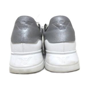 EMPORIO ARMANI スニーカー ローカット X4X264 厚底 イーグルマーク 白27cm
