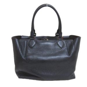 MICHAEL KORS レザーボストンバッグ ネイビー 