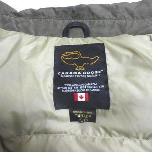 CANADA GOOSE 3401M スナップボタン ダウンジャケット XL カーキ