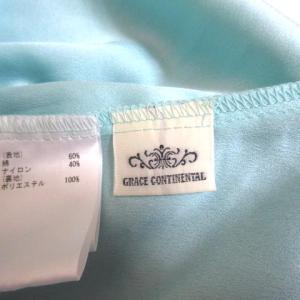GRACE CONTINENTAL 19SS 総レースワイドパンツ 38 ブルー
