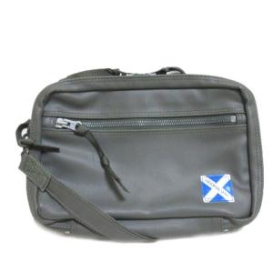 PVC加工ショルダーバッグ カーキ