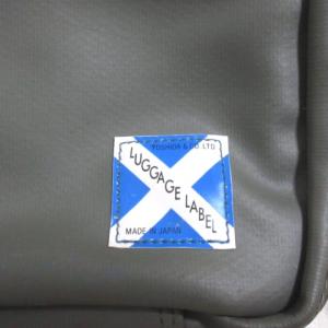 LUGGAGE LABEL PVC加工ショルダーバッグ カーキ