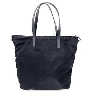 PRADA トートバッグ ナイロン レザーハンドル ブラック