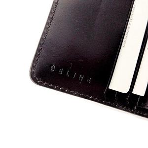 CELINE Wホック 2つ折り財布 レザー マカダム柄 ヴィンテージ 2トーン ブラウン