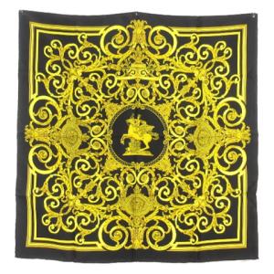 LES TUILERIES チュイルリー公園 カレ90 シルク ブラック