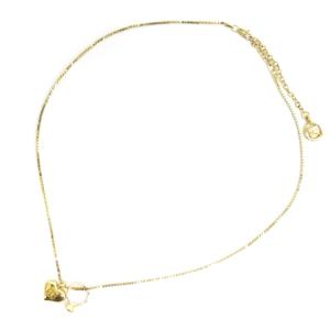 GIVENCHY ネックレス ハートモチーフ リングモチーフ ヴィンテージ ゴールドカラー