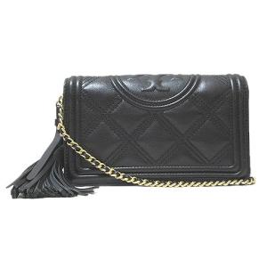 ショルダーバッグ フレミングソフト ウォレット タッセル ブラック
