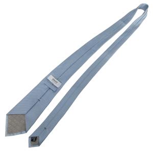 ARMANI COLLEZIONI ネクタイ フォーマル ビジネス 総柄 シルク イタリア製 水色 ブルー系 1020