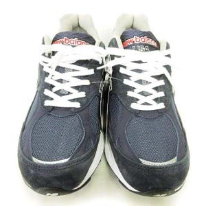 New Balance M990 NB3 スニーカー スエード 26.5cm ネイビー
