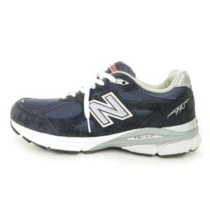 New Balance M990 NB3 スニーカー スエード 26.5cm ネイビー
