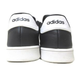 adidas GRANDCOURTK EF0102 スニーカー スリーストライプ 24.5cm 黒 ブラック X