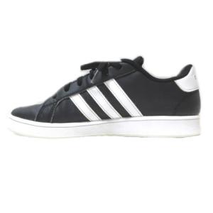 adidas GRANDCOURTK EF0102 スニーカー スリーストライプ 24.5cm 黒 ブラック X