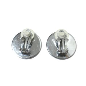 HERMES セリエ イヤリング クリップ式 アクセサリー シルバーカラー X