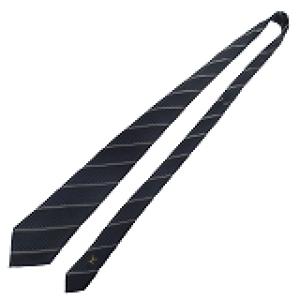 LOUIS VUITTON 美品 モノグラム ネクタイ フォーマル ビジネス シルク イタリア製 紺 ネイビー 1118 GY09