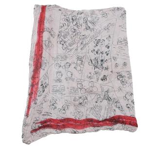 Faliero Sarti ｘ DISNEY 大判 ストール モダールｘカシミヤ ミッキー ピンク X