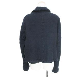 COMME des GARCONS コムコム AD2021 ウールジャケット RH-J006 21AW リボン 総裏地 M ネイビー