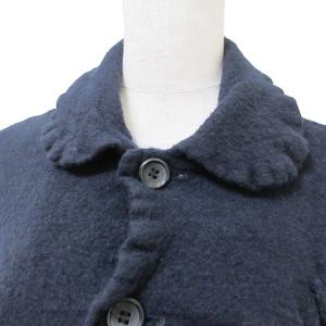COMME des GARCONS コムコム AD2021 ウールジャケット RH-J006 21AW リボン 総裏地 M ネイビー