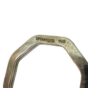TIFFANY&Co. オクタゴン キーリング キーホルダー SV925 ヴィンテージ 八角形 シルバーカラー X