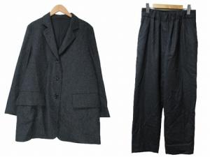 ×フォックスブラザーズ セットアップ ジャケット テーパードパンツ I チャコールグレー