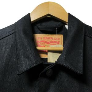 Levi's タグ付き デニムトラッカージャケット 72334-0157 S ブラック IBO45 X