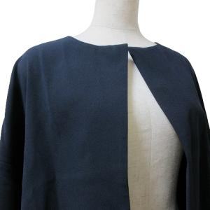 ADORE 20ss 美品 ドライタッチジョーゼットノーボタンジャケット 5310150122 バックプリーツ 羽織 ドロップショルダー