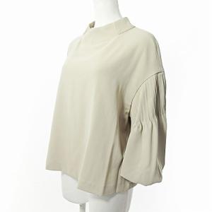 ADORE 19SS ブラウス シャツ バルーンスリーブ 長袖 ベージュ 38 1225 IBO45