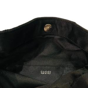 GUCCI ハンドバッグ バンブーハンドル 2WAY ナイロン ブラック
