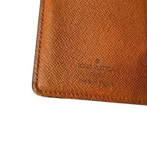 LOUIS VUITTON 90S 二つ折り財布 モノグラム ポルトフォイユ・ヴィエノワ M61663 がま口 ホック 茶 ブラウン