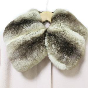 AGNONA チンチラファー コート アルパカ カシミヤ混 ロング 40 M相当 ピンク IBO46 X