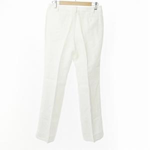 Brooks Brothers タグ付き スラックス パンツ リネン 麻 白 4 0206