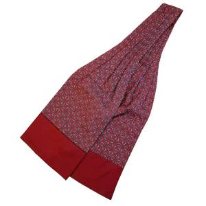 美品 アスコットタイ ヴィンテージ ネクタイ マルジェラ期 シルク ヴィンテージ 赤 レッド エンジ