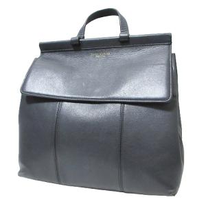 リュックサック レザー ポーチ付き 鞄 紺 ネイビー IBO49 X