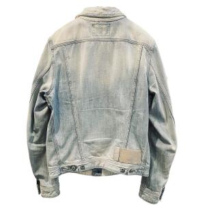 DIESEL デニム ブルゾン ダメージ USED加工 ジージャン 国内正規 M 青 ブルー IBO49