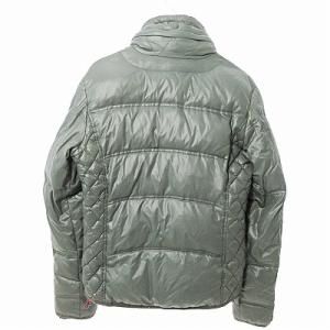 DIESEL ダウンジャケット ダウンコート ナイロン ジップアップ カーキ M 国内正規品 0312 IBO49