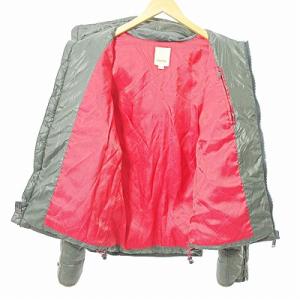 DIESEL ダウンジャケット ダウンコート ナイロン ジップアップ カーキ M 国内正規品 0312 IBO49