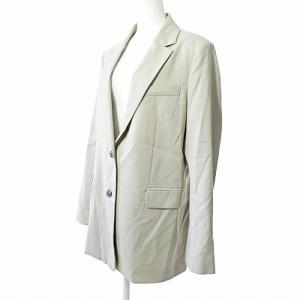 EVERYDAY I LIKE シングル テーラードジャケット ブレザー ウール ベージュ 38 0311 IBO49