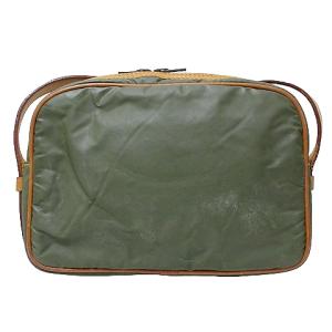 HUNTING WORLD ミニショルダーバッグ バチュークロス 斜め掛け 鞄 ロゴ カーキ IBO51 X