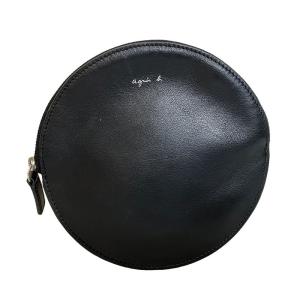 サークルポーチ ケース ラウンドジップ 黒 ブラック