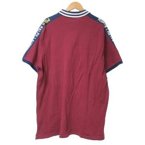 POLO RALPH LAUREN ポロシャツ 半袖 鹿の子 ポニー ワンポイント刺繍 ロゴ クラシックフィット 大きいサイズ XL ボルドー IBO53 X