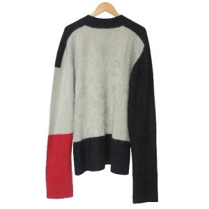 mastermind JAPAN カシミヤ100% セーター シャギー ニット 長袖 モックネック M マルチカラー