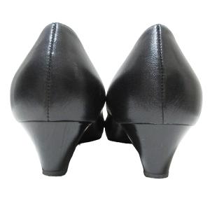 JIMMY CHOO ウェッジソール ポインテッドトゥ パンプス 36 約23cm 黒 ブラック IBO53 X