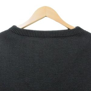 Andersen-Andersen タグ付き 長袖 セーター ニット 厚手 ウール モックネック 小さいサイズ XS 黒 ブラック IBO53 X
