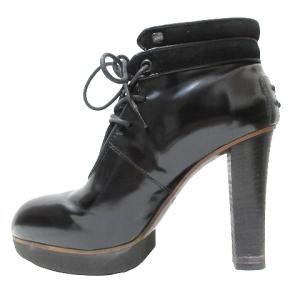 TOD'S ブーティー ハイヒール ショートブーツ レースアップ 35 1