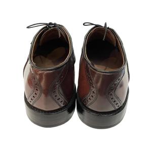 Allen Edmonds サドルシューズ プレーントゥ ウィングチップ 25.5cm ブラウン