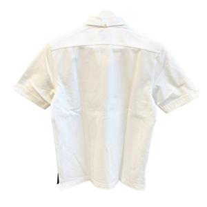 BLACK FLEECE BY Brooks Brothers 美品 ポロシャツ カットソー 半袖 鹿の子 無地 BB1 38 XS相当 白 ホワイト